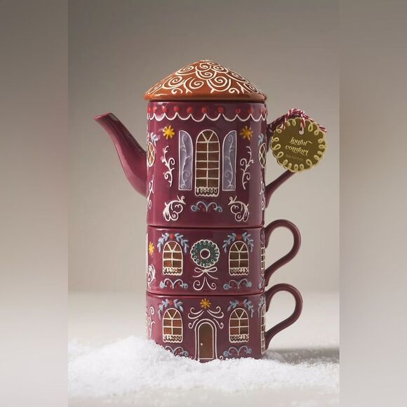 ❤️Ginger Tea for Two Teapot Set | So Cute! - Picture 1 of 7